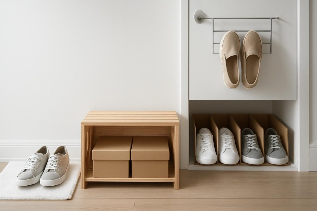 How To Organize Your Shoes Without Buying Anything