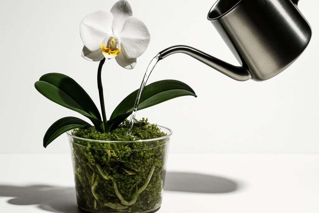 How To Water Orchids In Moss