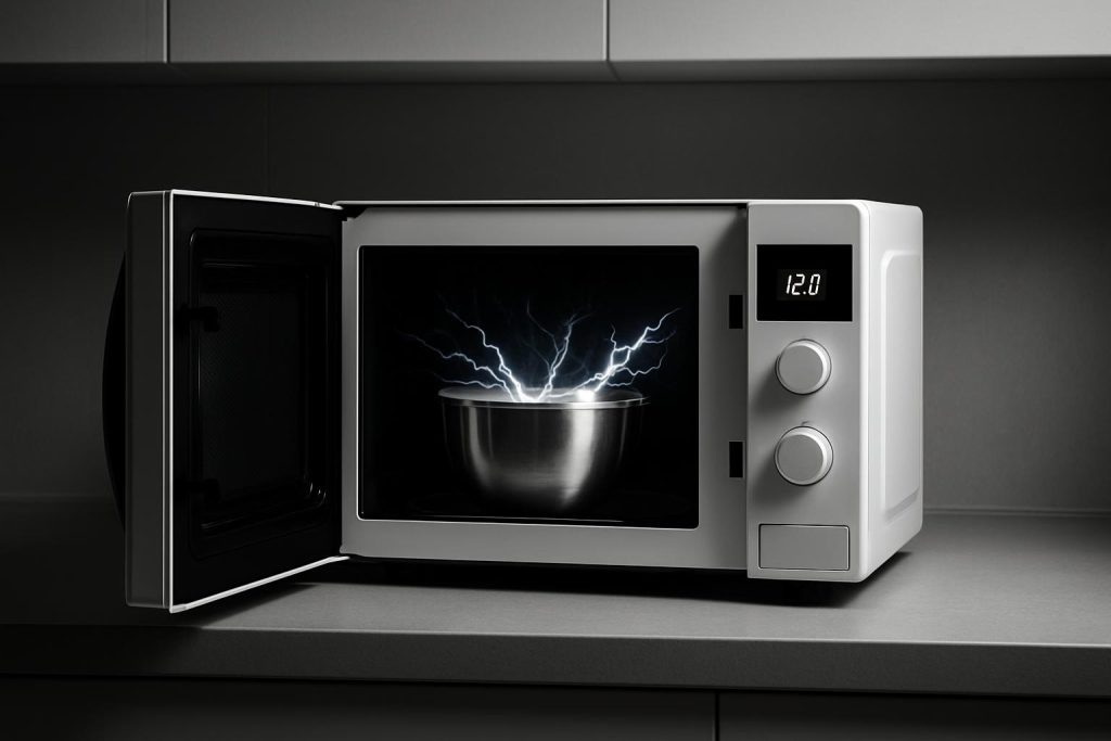 Can You Put A Metal Bowl In A Microwave