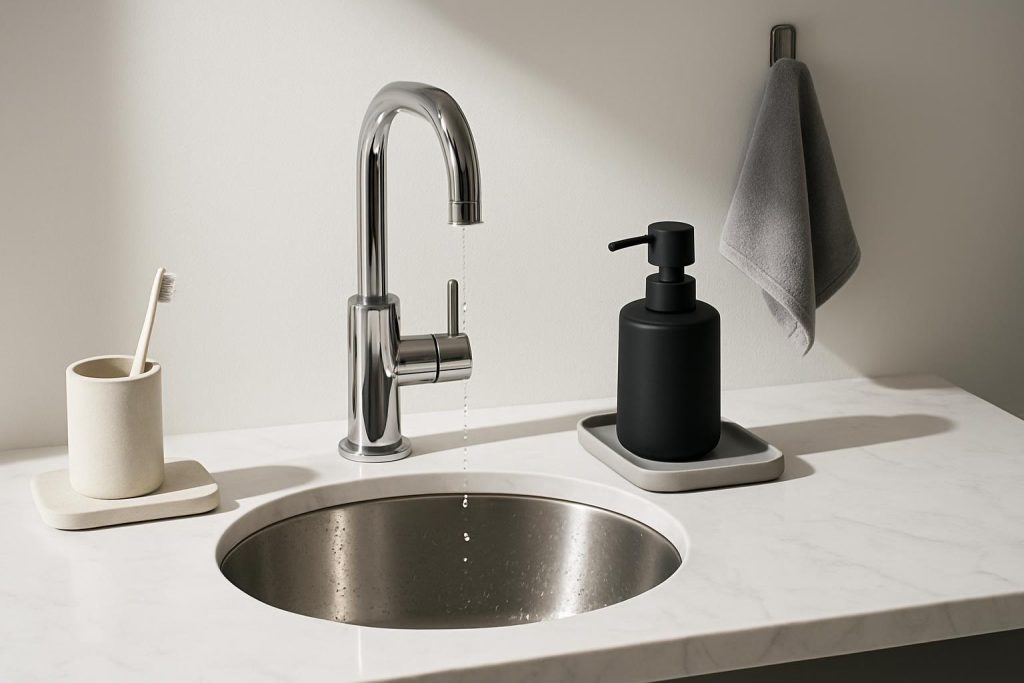 How To Keep Bathroom Counter Dry