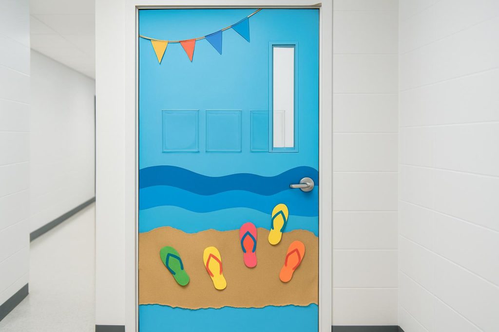 DIY Summer Door Decorations for the Classroom
