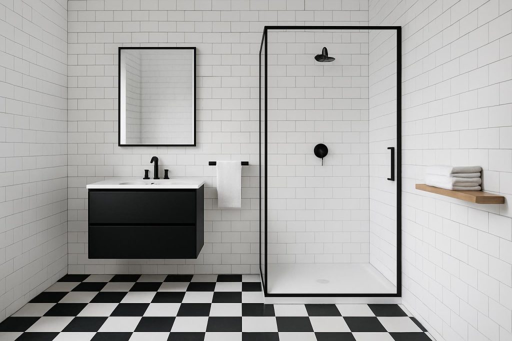 Timeless Black and White Bathroom Designs