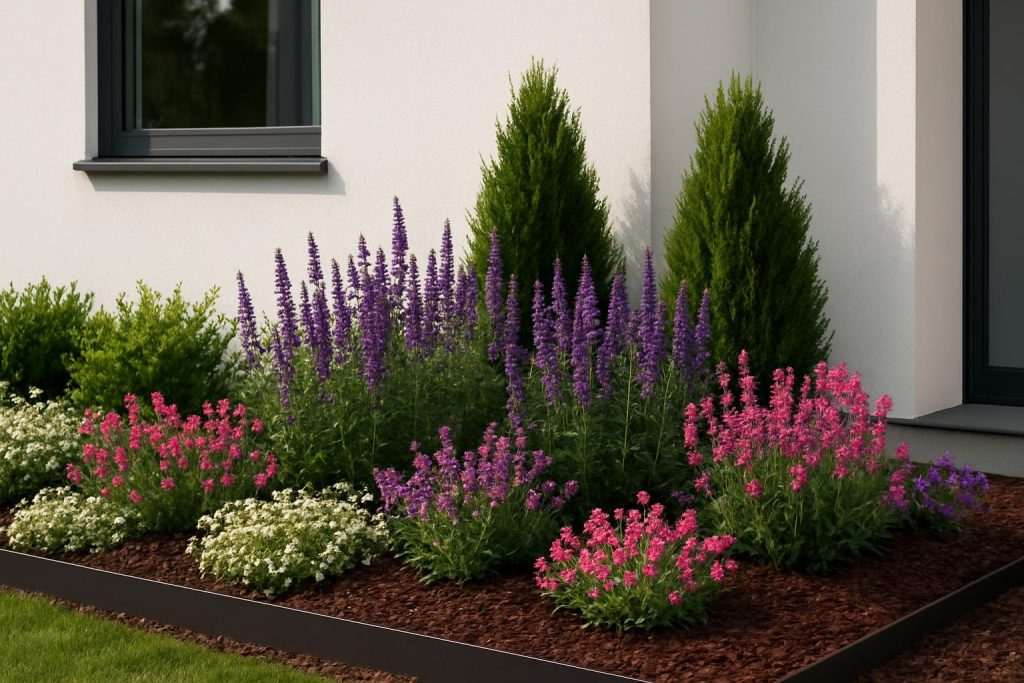 20 Front Flower Bed Ideas to Upgrade Your Home’s Curb Appeal
