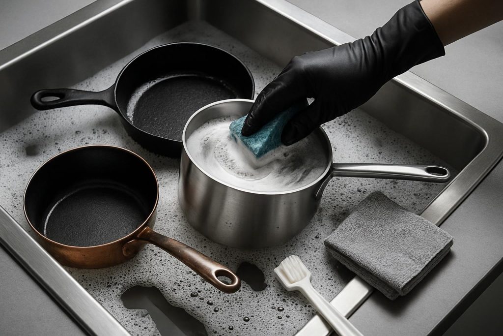 How To Clean Outside Of Pots And Pans