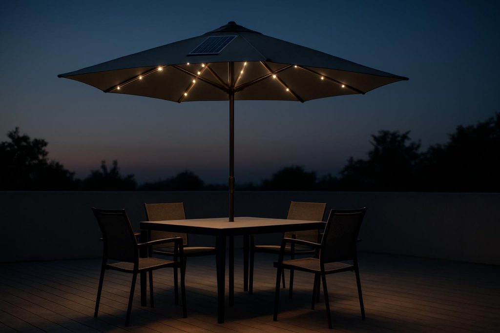 4 Best Patio Umbrellas with Solar Lights (2026 Outdoor Picks)