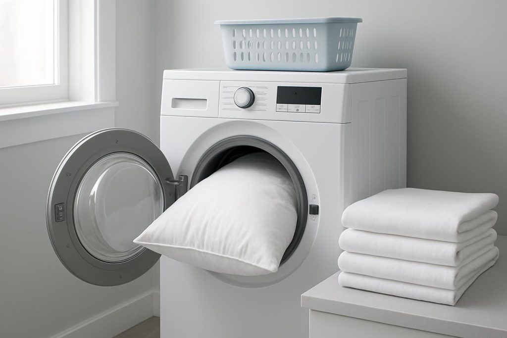Can You Wash Pillows With Bed Sheets?